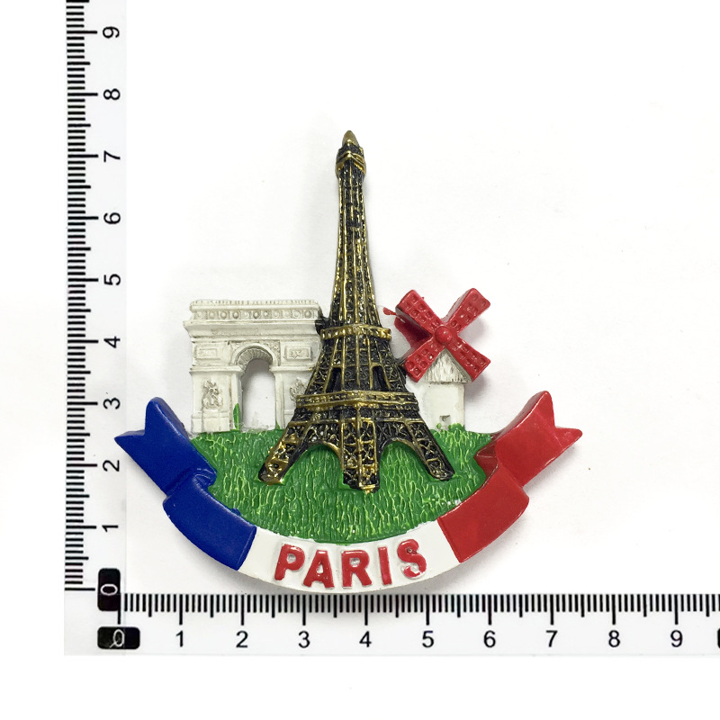 Coloridos puntos de referencia de París 2