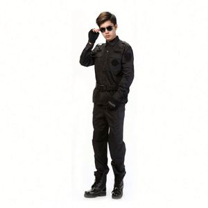 Design Subdue Security Guard Customize Long Sleeves Wholesale Gentleman Summertime Shirt Duty Trousers Smock Button - Product Image 1