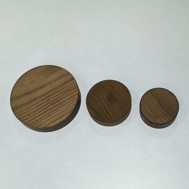 Dark Amber Real Wood Screw Cap