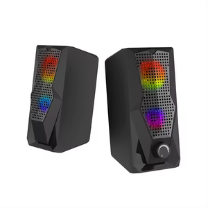 ลำโพงพกพาสำหรับคอมพิวเตอร์แล็ปท็อป 2.0 USB พร้อมไฟ LED ดีไซน์พลาสติกขนาดเล็ก ใช้พลังงาน DC ช่องเสียบ AUX สำหรับเชื่อมต่อเสียง ลดราคาพิเศษ - Product Image 5