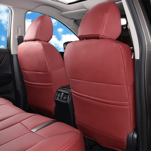 Housse de coussin de véhicule imperméable en cuir de haute qualité, ensemble complet Original de housses de siège de <span class=keywords><strong>voiture</strong></span> personnalisées pour Nissan Rogue 2017-2020 - Product Image 2
