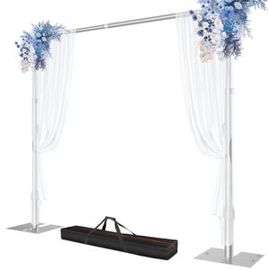 WOWORK 10x10Ft <strong>Pipe</strong> <strong>and</strong> <strong>Drape</strong> Kit Wide Adjustable Stand Heavy Duty Backdrop Stand for Event Party Trade Shows <strong>and</strong> Wedding Decor - Product Image 3