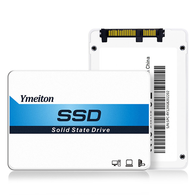 Ymeiton Internal 2.5-inch SATA3.0 SSD 120GB/256GB 200-500MB/s Read/Write Speed for Computer File Storage-Limited-time Special