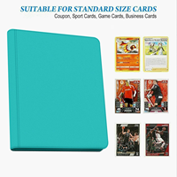 Classeur pour cartes à collectionner MIO à 12 pochettes avec fermeture éclair, capacité de 480 cartes TCG de taille standard, 20 pages à chargement latéral, rembourré, résistant à l'eau, en cuir PU