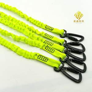 Cordon de sécurité réglable pour l'aviation, la randonnée, l'échafaudage, avec crochet élastique étanche anti-chute et <span class=keywords><strong>corde</strong></span> d'arrimage - Product Image 2