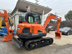 Excavateur sur chenilles Doosan DX55 d'occasion 5.5 tonnes Stabilité hydraulique Faible consommation d'énergie Meilleure vente avec moteur de pompe moteur - Product Image 3