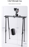Greenbull XT5 Robot de Tir Portable Intelligent Dolly Rail Courbé