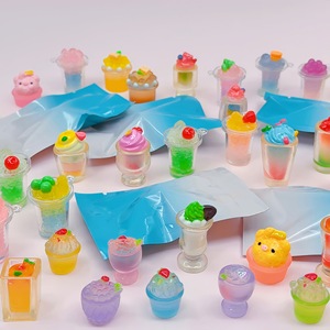 <span class=keywords><strong>Mini</strong></span> Vaso de Jugo Helado de Verano, Bolsa Sorpresa, Modelo de Bebida Luminosa en Miniatura, Adorno de Escritorio, Juguete de Moda - Product Image 1