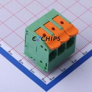DG2206R-7.5-DA-03P-14-00A(H) Plug-in Terminal Block Through hole,P=7.5mm Board-to-Board / Socket - Closed 1x3P 7.5mm Green - Product Image 1