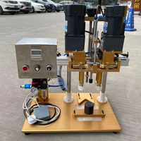 Machine de capsulage Machine de capsulage de poudre plastique Vis Machine de capsulage semi-automatique Table