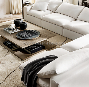 Bộ phòng khách sợi nhỏ hiện đại cắt vải nữ hoàng ngủ SOFA PHÒNG KHÁCH đi văng đi văng - Product Image 6