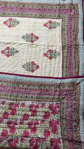 <b>Indian</b> Manufacturer Price Luxury Handmade Vintage Ethnic Kantha <b>Quilt</b> Hand Stitched Cotton Kantha <b>Quilt</b> Patchwork <b>Quilt</b> for Home - Product Image 6