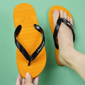 Tongs confortables pour hommes noir jaune <span class=keywords><strong>bleu</strong></span> tailles 39-44 plastique léger anti-glissant doux été - Product Image 2