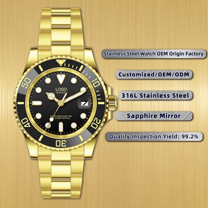 Người Đàn Ông Sang Trọng Của Thạch Anh Đồng Hồ Biểu Tượng Tùy Chỉnh 304 Thép Không Gỉ Không Thấm Nước Đồng Hồ Đeo Tay Chất Lượng Cao Vượt Biên Giới Bán Buôn Kinh Doanh - Product Image 3