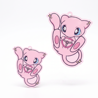 FTQS Désodorisant de voiture suspendu en forme de chat mignon, Chibi Pink Kitty, format carte, OEM, marque privée, longue durée, cadeau