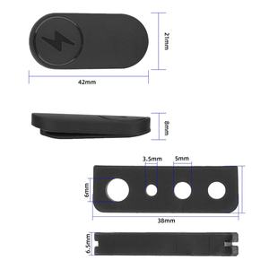Juego de 5 tapas de silicona para puerto de carga, cubierta impermeable y antipolvo para patinete Xiaomi 5 Plus, piezas de patinete - Product Image 2