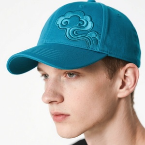 Gorra de Béisbol Deportiva Snapback de 5/6 Paneles con Logotipo Personalizado al por Mayor, Bordado de Nubes, 100% Algodón para Hombre y Mujer, Verano - Product Image 3