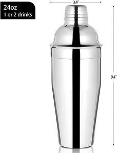 โลโก้สั่งทำได้ ราคาสมเหตุสมผล ดีไซน์คลาสสิก แก้วเชคค็อกเทลสแตนเลส 750 มล. - Product Image 3