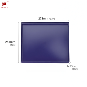 Plateau de service jetable Atlas 1/2 ABS antidérapant pour repas et boissons, idéal pour les compagnies aériennes - Product Image 1