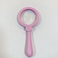New Kids Handheld Colorful Magnifying Glass 3X HD Magnification Acrylic Lens Children Learning Toy for Education CE/ISO