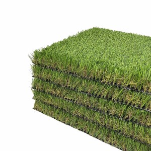 JS Blanc Gazon Artificiel Gazon Tapis Carreaux 30mm-50mm Mur En Plastique Faux Herbe Naturel Synthétique Sports <span class=keywords><strong>Pelouse</strong></span> - Product Image 2
