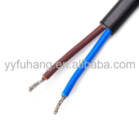 Kabel ekstensi daya 2.5A 220V 2-pin EU, kabel ekstensi daya untuk peralatan rumah tangga sakelar ON-OFF dengan 303 220V 2-Pin EU