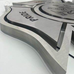 Letras <span class=keywords><strong>de</strong></span> Canal Retroiluminadas Cromadas para Rótulos <span class=keywords><strong>de</strong></span> Tiendas, Letreros Comerciales Personalizados con Retroiluminación a Precios <span class=keywords><strong>de</strong></span> Fábrica - Product Image 4