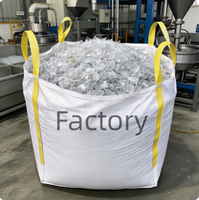 Sacs Jumbo d'occasion pour matériaux recyclés en plastique PP PE, sacs FIBC robustes pour la manutention en usine