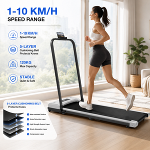 Caminadora Plegable para Debajo del Escritorio, Caminadora Profesional Curva y Portátil para el Hogar con Control Remoto - Product Image 1