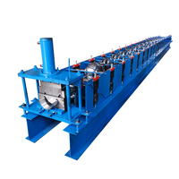 Machine de formage de rouleaux de gouttières en acier avec certification CE pour la production de systèmes de drainage de bâtiments en structure métallique, tailles personnalisées