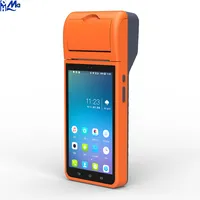 Mesin POS Layar Sentuh Pintar Portabel Android 14.0 Murah dengan Printer Thermal USB