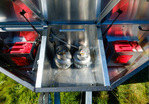 Camping-car Pop Top Caravan RV personnalisé de luxe <span class=keywords><strong>avec</strong></span> lit superposé <span class=keywords><strong>double</strong></span> pour les voyages tout-terrain et frein électrique en aluminium - Product Image 3