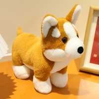 Peluche personnalisée de haute qualité, simulation d'animal, chien Corgi, avec faible MOQ