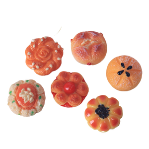 Accessoires de bijoux en résine de haute qualité, jouets miniatures de simulation alimentaire DIY, pain et gâteaux <span class=keywords><strong>à</strong></span> coller, artisanat - Product Image 5