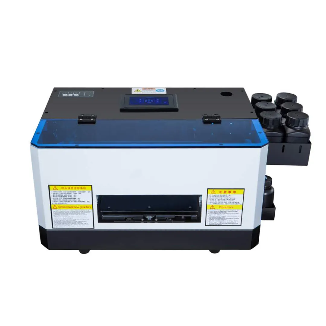 Factory Price Flatbed UV Printer Automatic A5 Mini UV Printer for Phone Case & Bottle