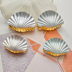 إكسسوارات مخالب بقشرة معدنية كبيرة 8-جديدة عصرية على طراز المحيط ، إكسسوارات مخلبية أنيقة بقشرة معدنية للنساء والفتيات - Product Image 2