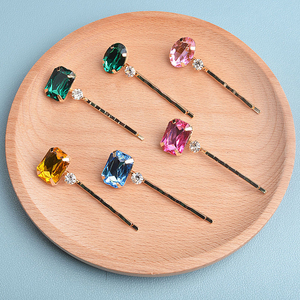 Juego de 6 Piezas de Horquillas de Cristal de Alta Calidad para Novia, Accesorios para <span class=keywords><strong>el</strong></span> Cabello de Boda, Pasadores, Horquillas Infantiles, Juego de Pinzas para <span class=keywords><strong>el</strong></span> Cabello de Colores - Product Image 4