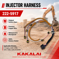 Faisceau de câblage d'injecteur de carburant KAKALAI 222-5917 pour excavatrice CAT C7, modèles 324D, 325D, 329D