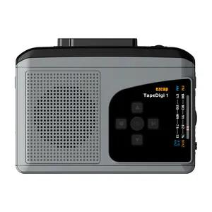 ezcap234盒式磁带播放器和转换器录制音频从调幅调频磁带语音到tf卡随身听磁带到MP3播放器