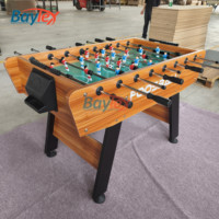 Table de baby-foot de jeu de football de salon, modèle Baylex FS, 55 pouces, 9 mm MDF, fabrication professionnelle directe d'usine