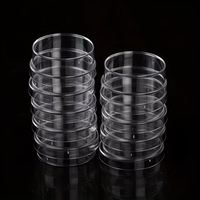 Boîte de Pétri stérile jetable 60 mm/90 mm pour culture cellulaire en laboratoire