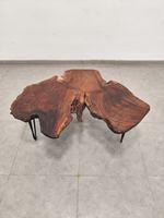 Ensemble de plateau de table en bois de noyer moderne pour la cuisine, la salle à manger, le bar et le salon