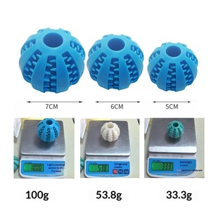 Evcil Hayvanlar İçin Kauçuk Karpuz Şeklinde Sızdıran Top, Köpek Bulmacası, Isırmaya Dayanıklı, Diş Gıcırdatma, Oyuncak Top, Köpek Ödül Maması İçin - Product Image 3