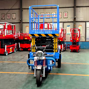 최저가 유압식 삼륜 가위형 리프트 테이블 삼륜차 경제형 이동식 가위형 리프트 플랫폼 - Product Image 2