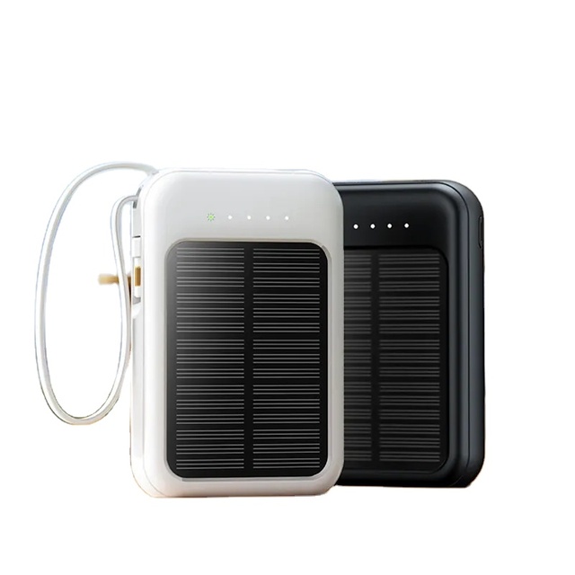 10000mah 20000mAh 4USB Lines Slim Solar Power Bank Portable Charging External Battery for All Smartphones Solar Powerbank PB19