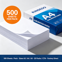 Papier de transfert par sublimation A4, 500 feuilles, séchage rapide, pour presse à chaud, directement de l'usine