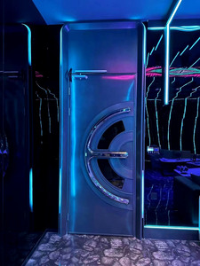 Porte insonorisée manuelle personnalisée <span class=keywords><strong>de</strong></span> marque Wellone, moderne, en acier inoxydable, pour KTV, bar, boîte <span class=keywords><strong>de</strong></span> <span class=keywords><strong>nuit</strong></span>, salle <span class=keywords><strong>de</strong></span> karaoké, hôtel, avec revêtement souple - Product Image 6
