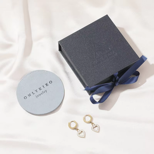 Luxury Custom Logo Jewellery <b>Boxes</b> With Velvet Lining Suitable For Wedding Favors Retail Jewelry Display And Bulk Wholesale - Product Image 1