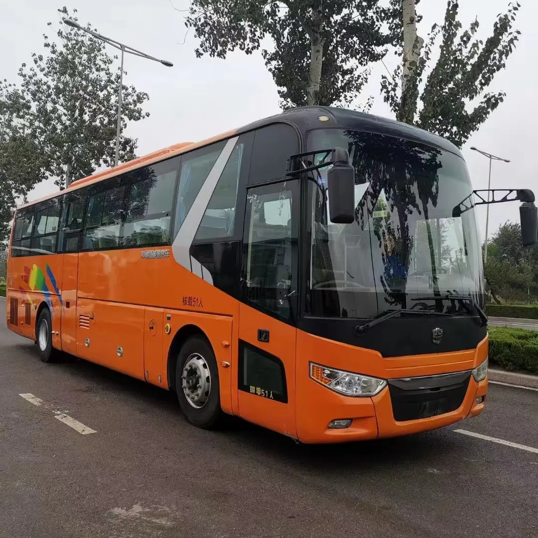 Ônibus usado zhongtong yutong city school, acessórios de luxo 49-51 lugares