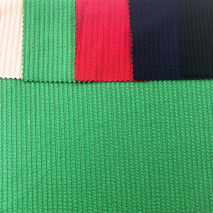 Bán Buôn Vải Dệt Kim Vải <span class=keywords><strong>Polyester</strong></span> Spandex <span class=keywords><strong>Jacquard</strong></span> P/D Dệt Cho Quần Áo Cho Người Phụ Nữ Ăn Mặc Phù Hợp Với Áo - Product Image 3